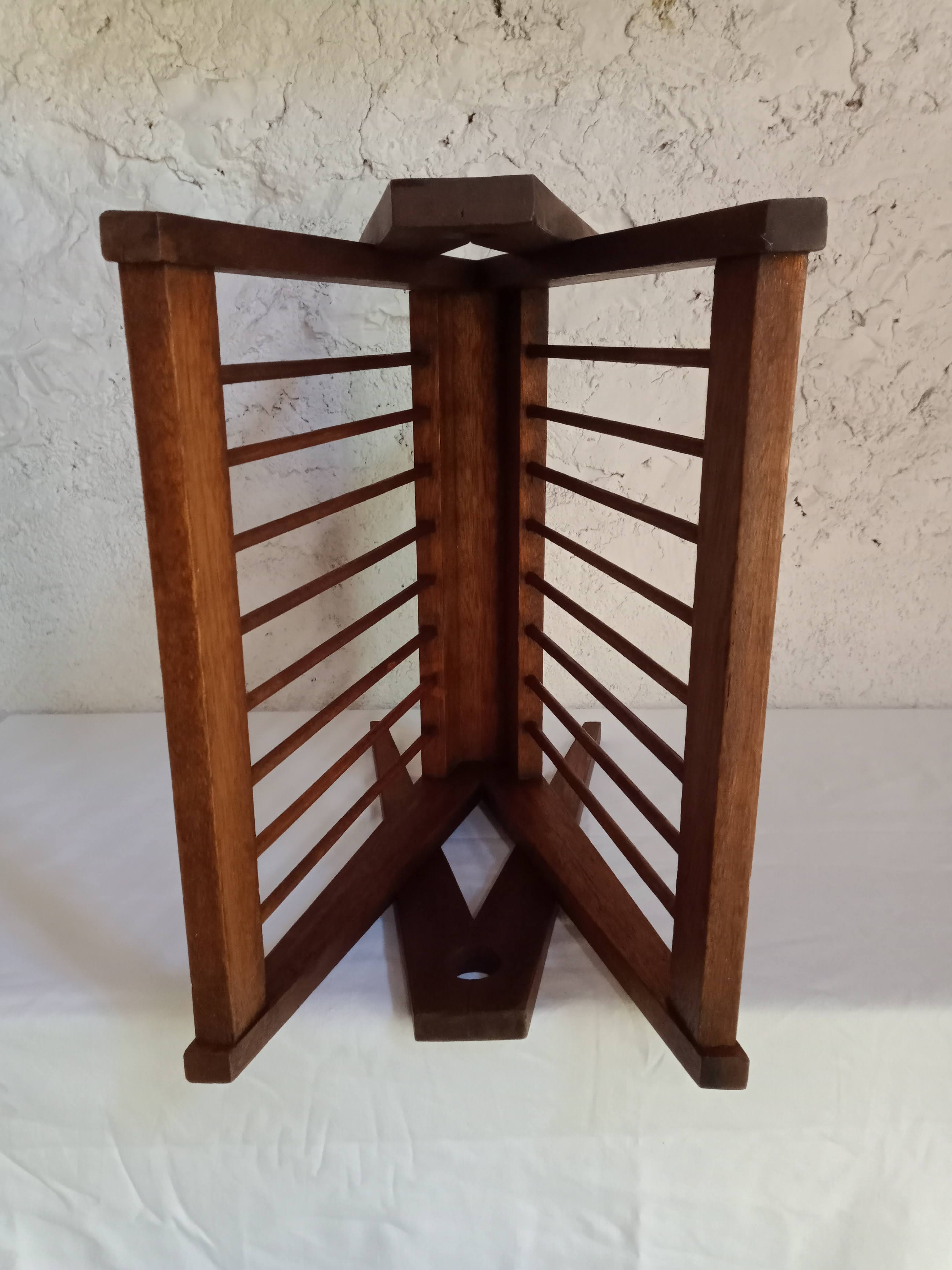 Newspaper holder compass feet 50s