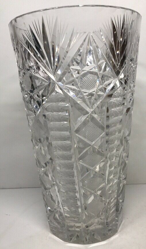 Cut Crystal vase