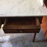 White marble toilet furniture