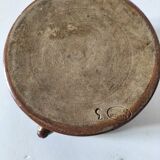 Stoneware pot Corneau Myennes decorated with hares