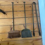 Brutalist fireplace men, 1970