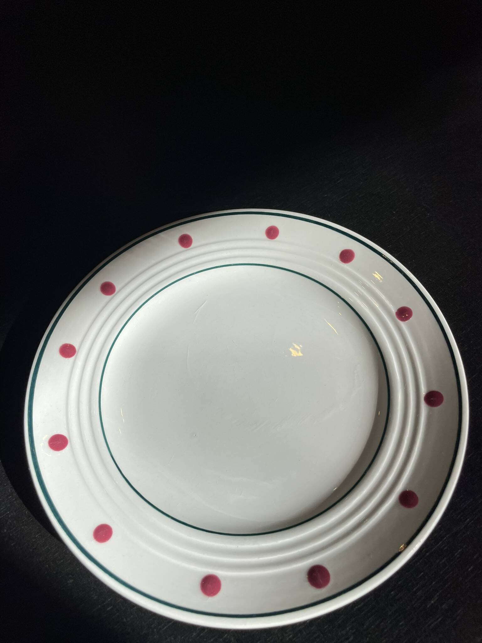 5 small Céranord St.Amand Brocatelle plates