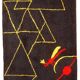 Tapis Contemporain ORA Hooked en Laine (73cm x 144cm), Édition Unique, Made