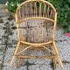 Fauteuil en rotin vintage