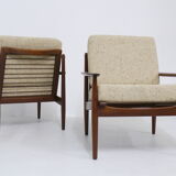Paire de fauteuils par Svend Age Eriksen pour Gløstrup Mobelfabrik