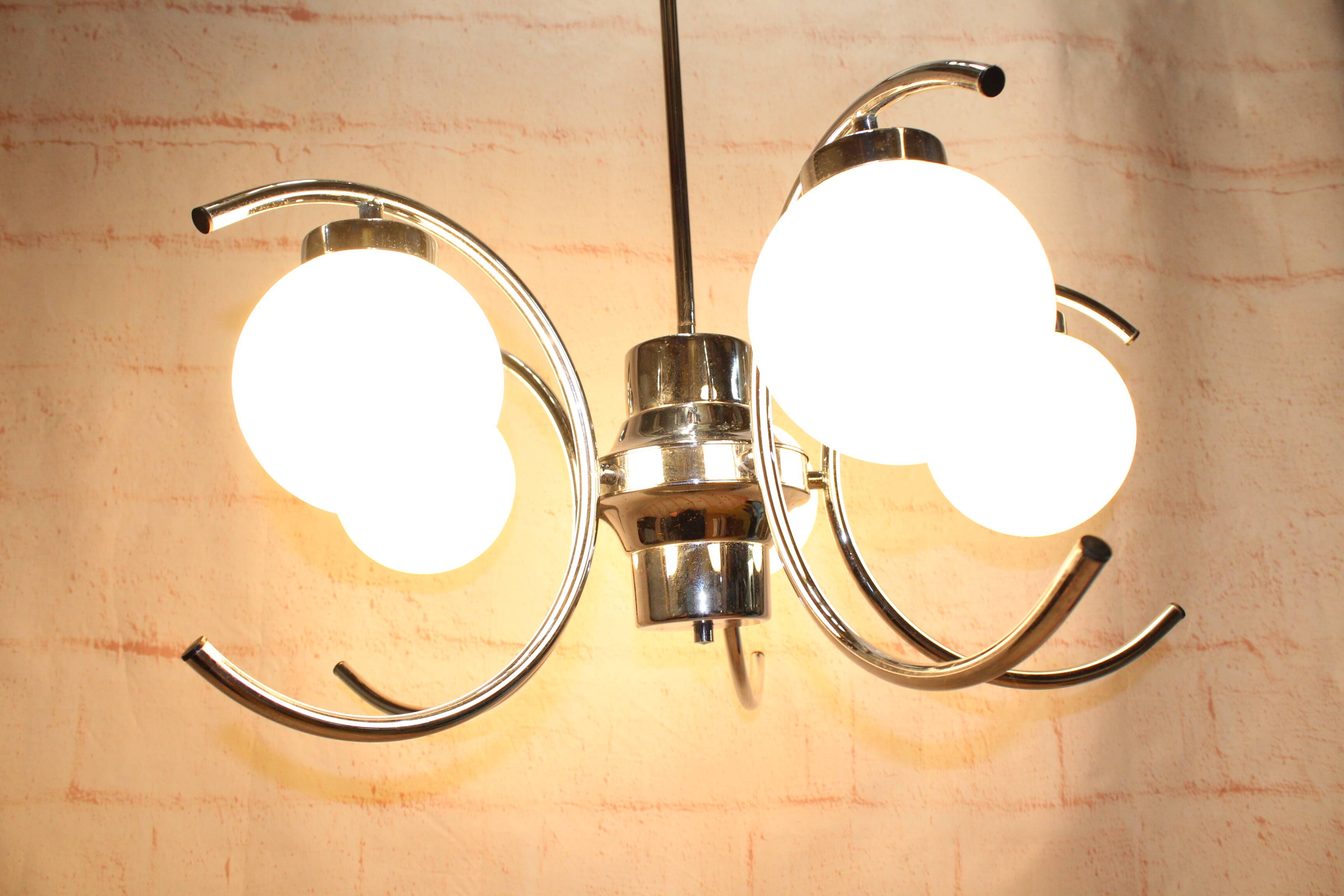 vintage chandelier design 70 space age