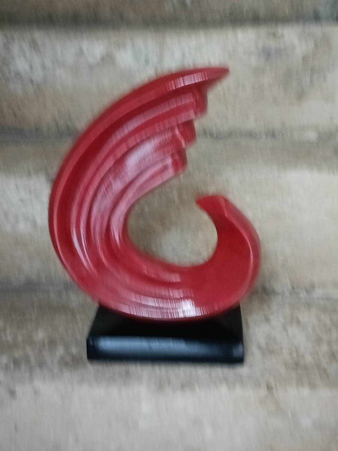 Sculpture abstraite en céramique