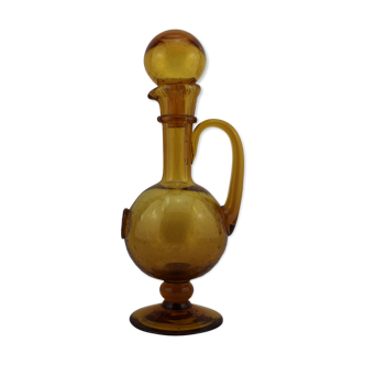 Carafe verre bullé de La Rochère