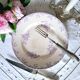 Antique iron earthenware dish