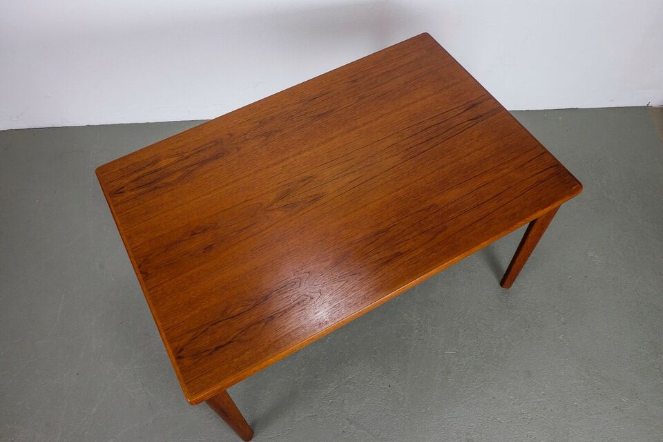 Danish teak meal table 60's with extension cords