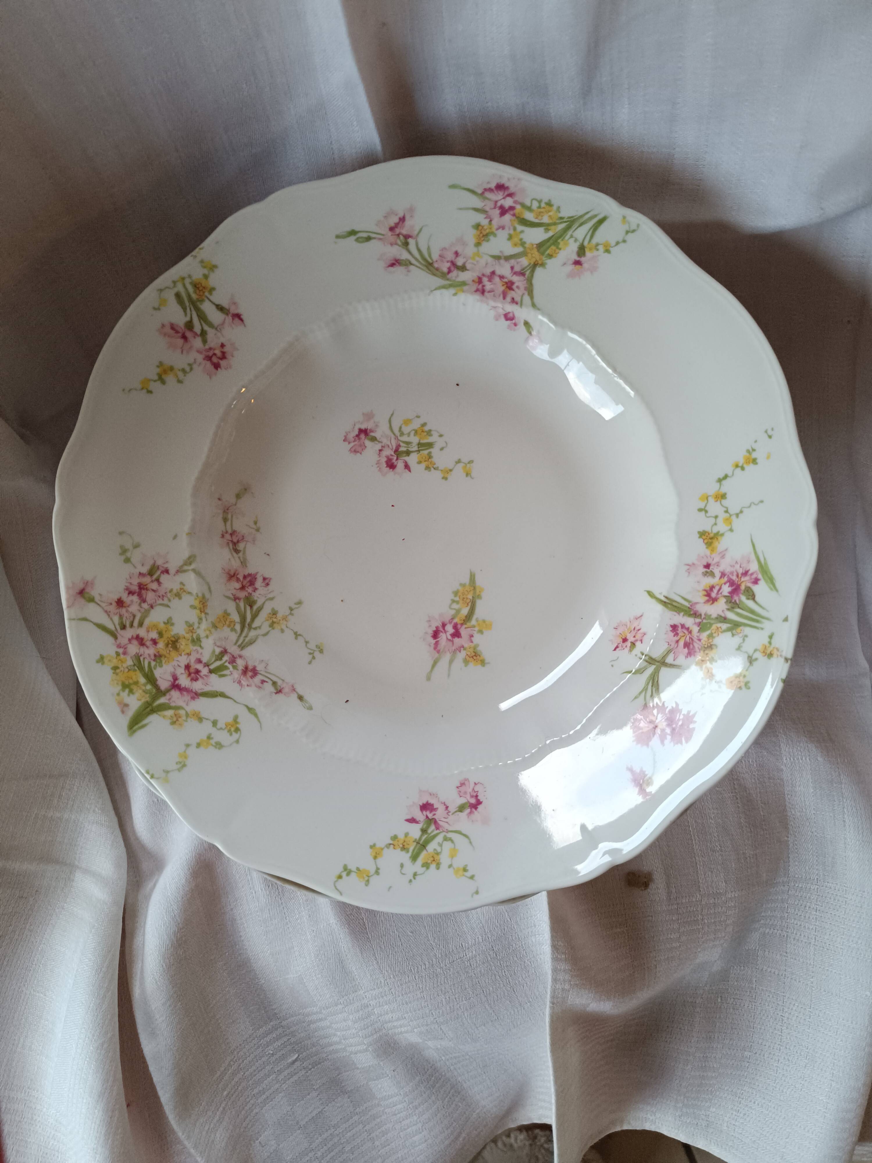 4 soup plates. Haviland. Limoges.France.