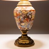 pair Satsuma Table Lamps Japan 1950s