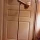 Floor lamp, reading light with two spots from the 70s in chromed metal and brushed aluminum