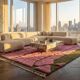 Handwoven traditional Berber rug, size 150/250 cm.