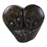 Abstract stone sculpture, Danish design, 1980s, made in Denmark