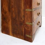 Mid-century style wooden 7-drawer chest of drawers
