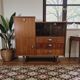 Vintage wooden display cabinet / drinks cabinet / small cupboard