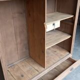 19th-century solid oak Parisian buffet