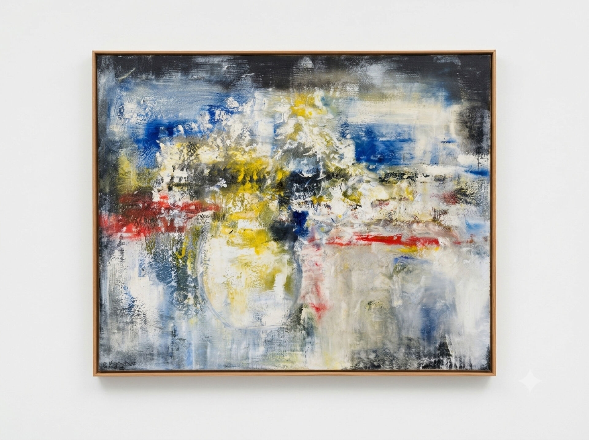 Original abstract painting Artist rated by Akoun