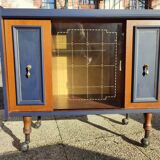 Vintage 1960s bar on wheels