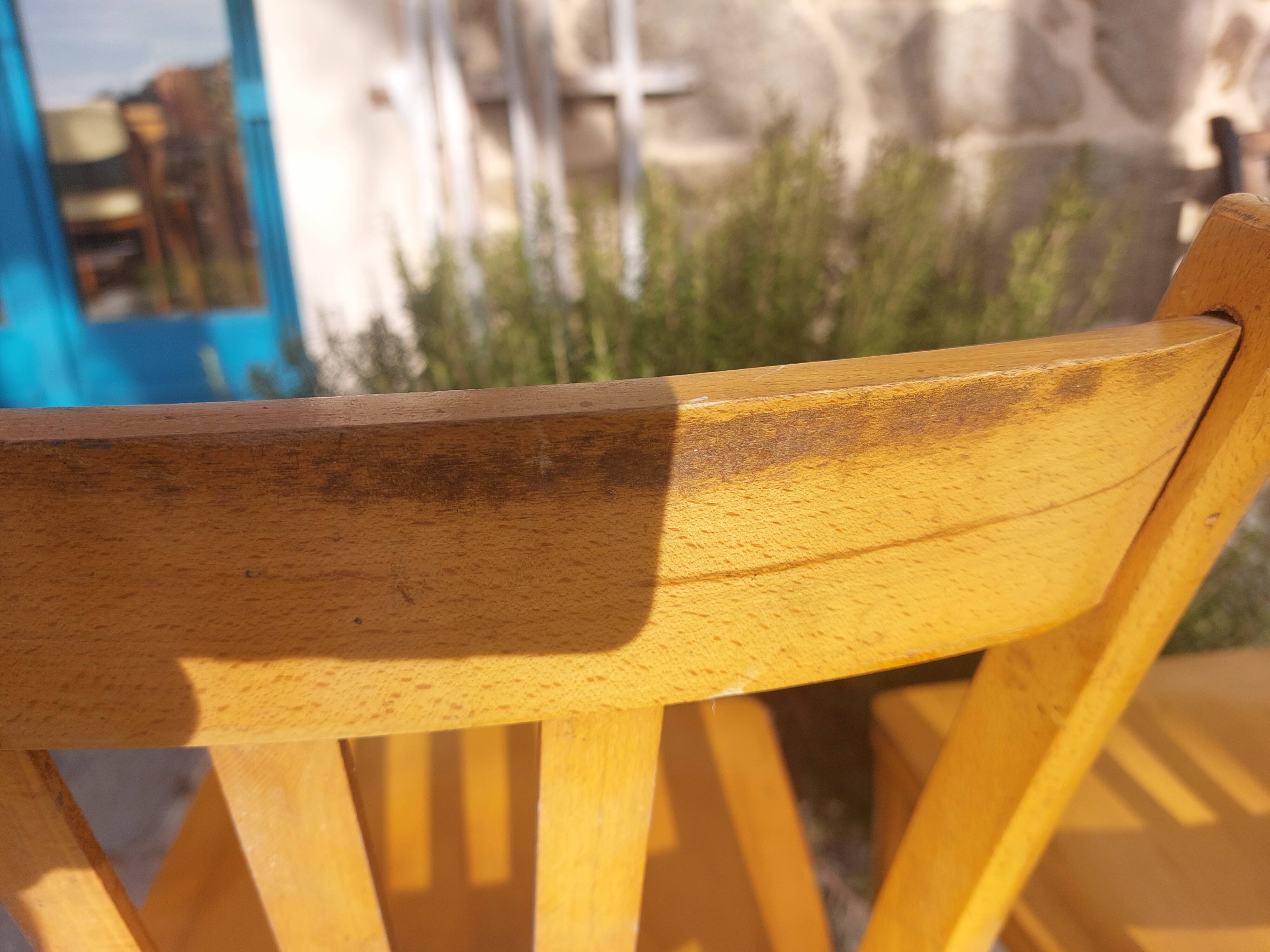 pair of Luterma style bistro chairs