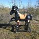 Vintage carousel riding horse