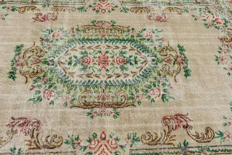 Ancient artisanal Anatolian carpet 295x175cm