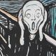 Edvard Munch: The Scream, signed lithograph