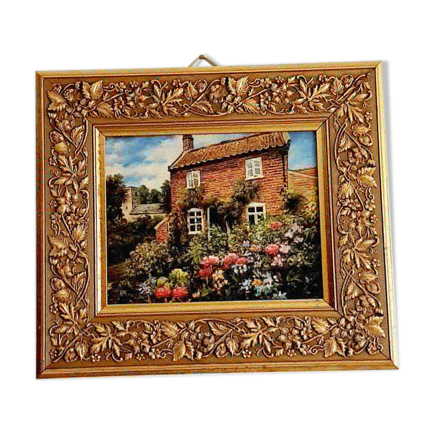 Oil on English house wood