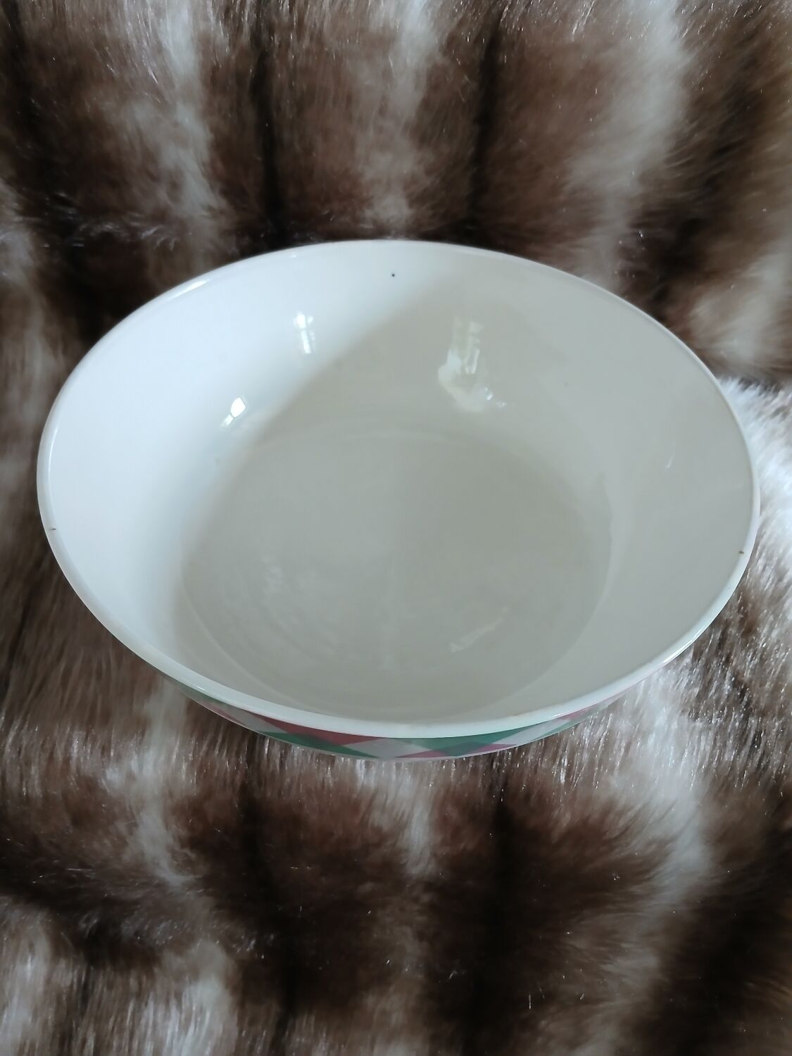 Antique salad bowl from Digoin and Sarreguemines