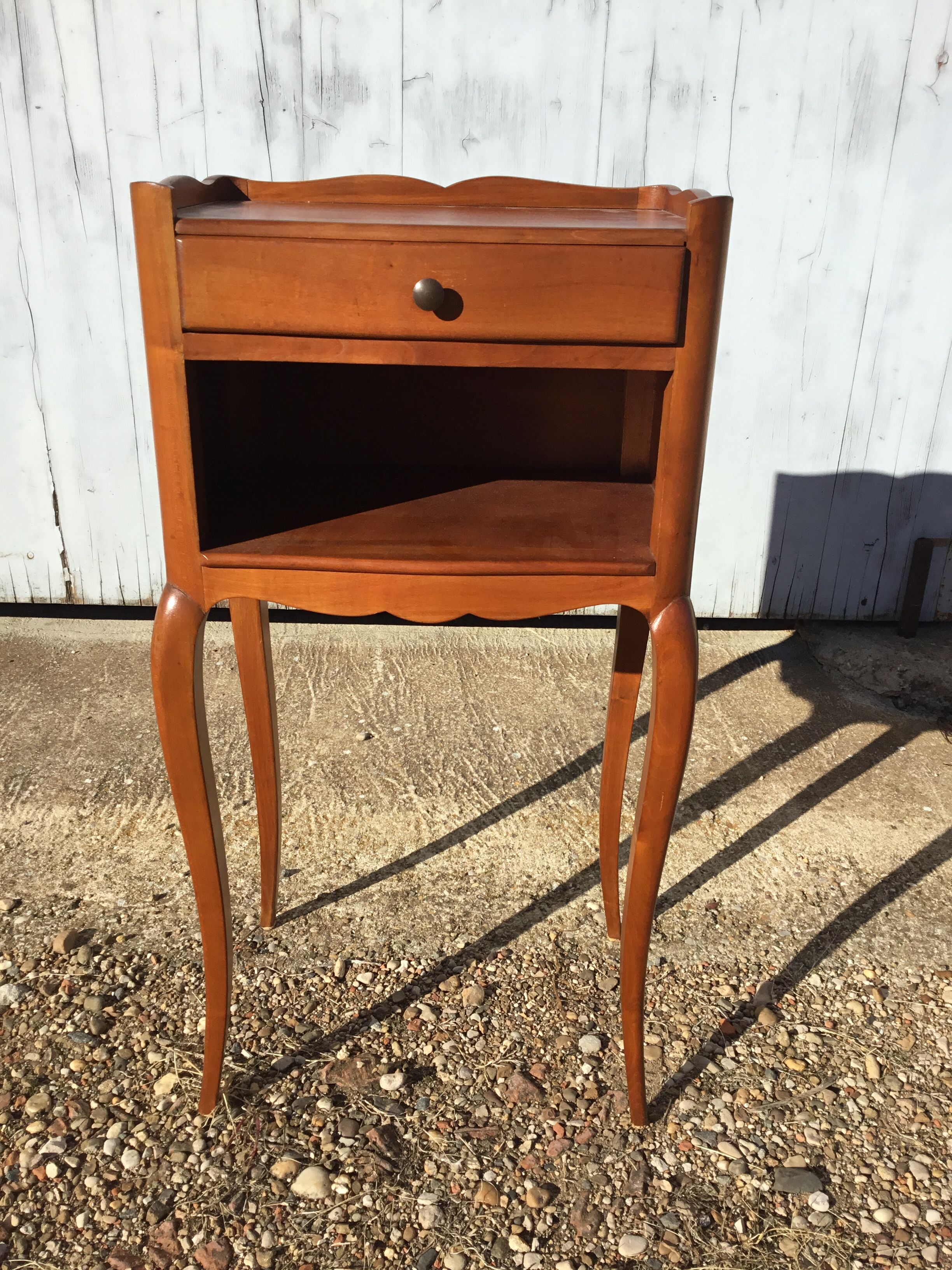Bedside in cherry Louis XV