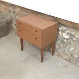 Scandinavian-style bedside table, 1960s