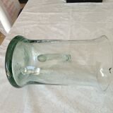 Tinted glass pitcher