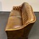 Vintage 2 seater leather chesterfield sofa