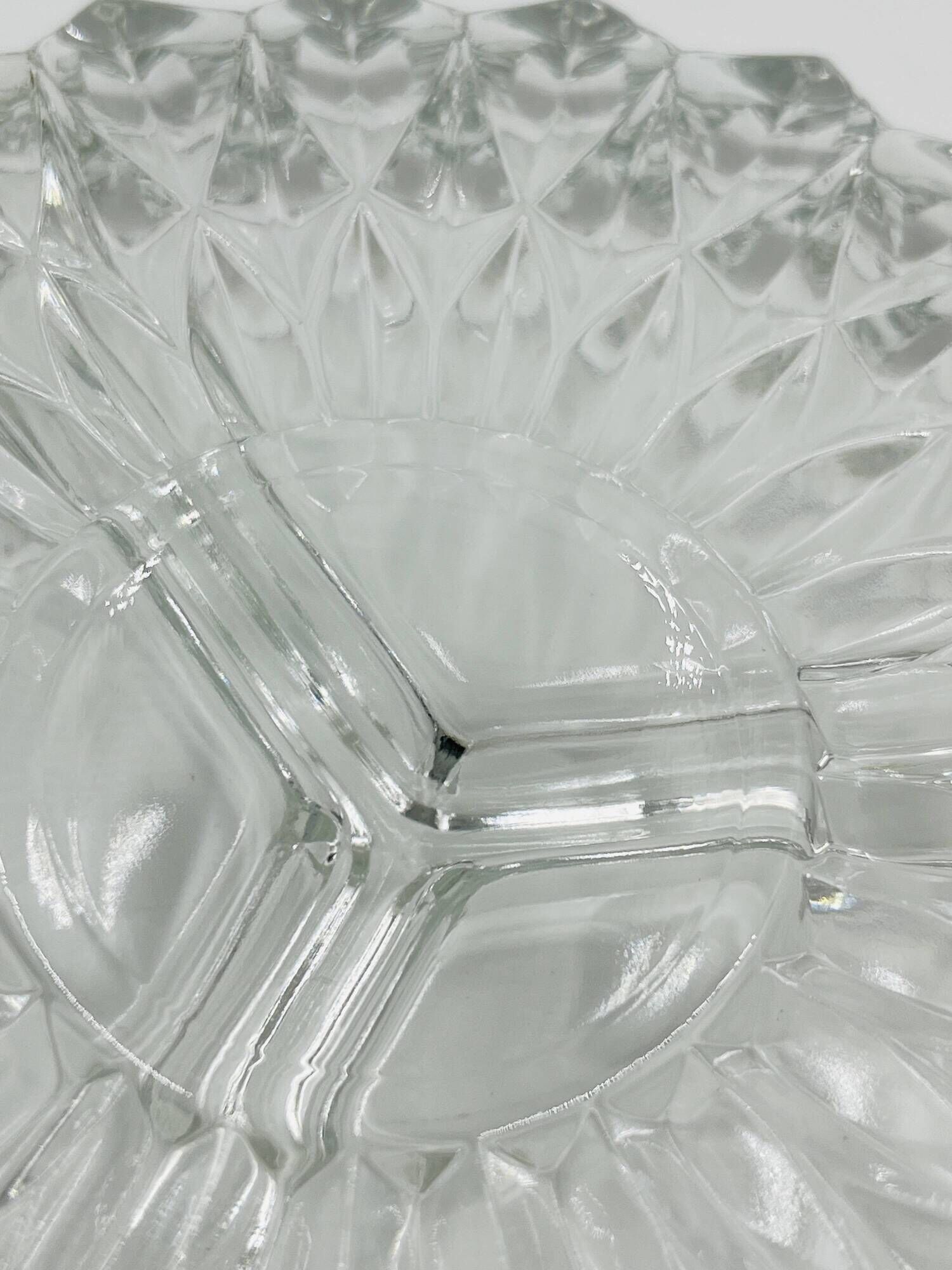 Plat Apéritif Vintage en Verre