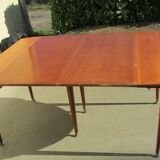 6-foot, felling, opening, cherry-tree round table