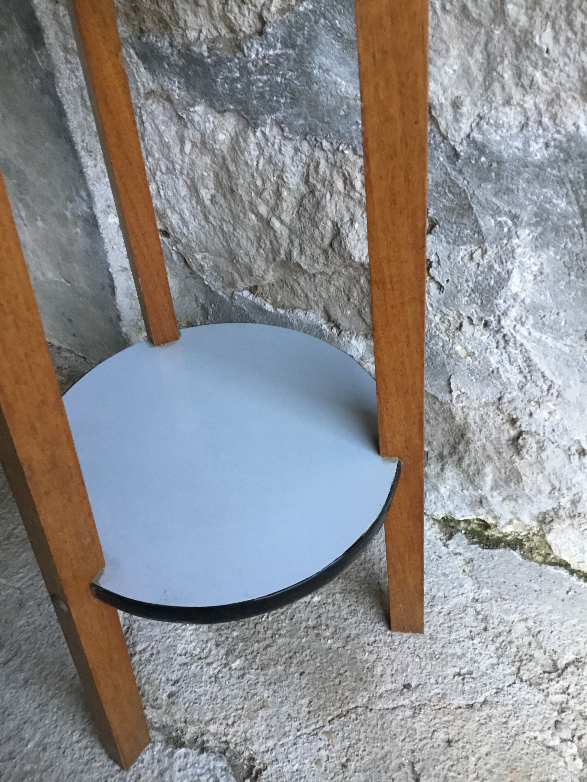 2-plate plant holder formica - vintage - 1960