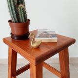 Vintage solid wood stool