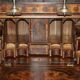 Antique Georgian Display Cabinet in Oyster Veneer circa 1780