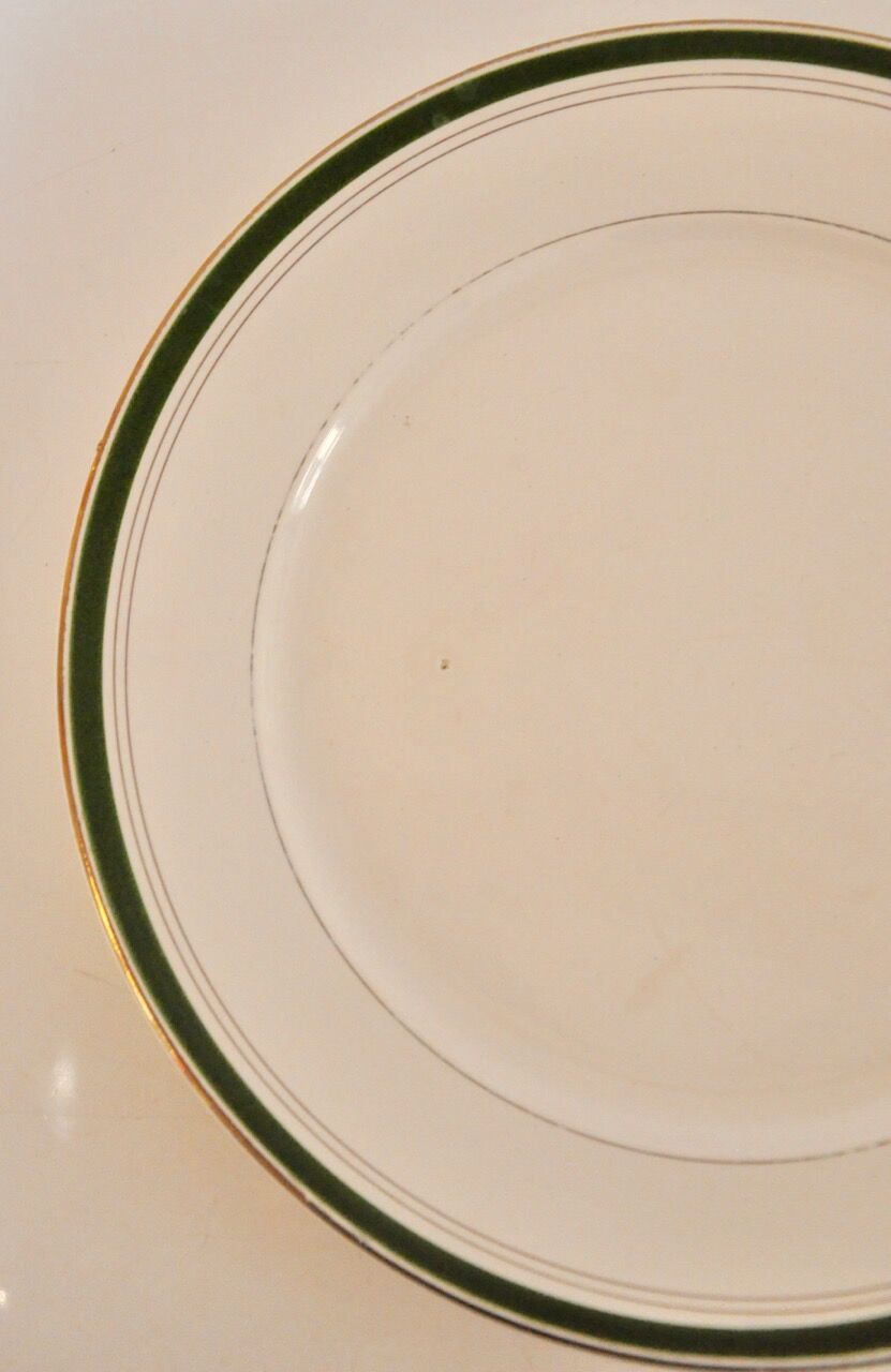 Service of 8 plates Digoin Sarreguemines