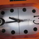 Vintage wall clock star