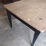 Table de ferme ancienne 2 tiroirs, 1m45