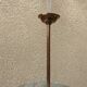 Copper and glass hanging lamp with his Ezan glass disc