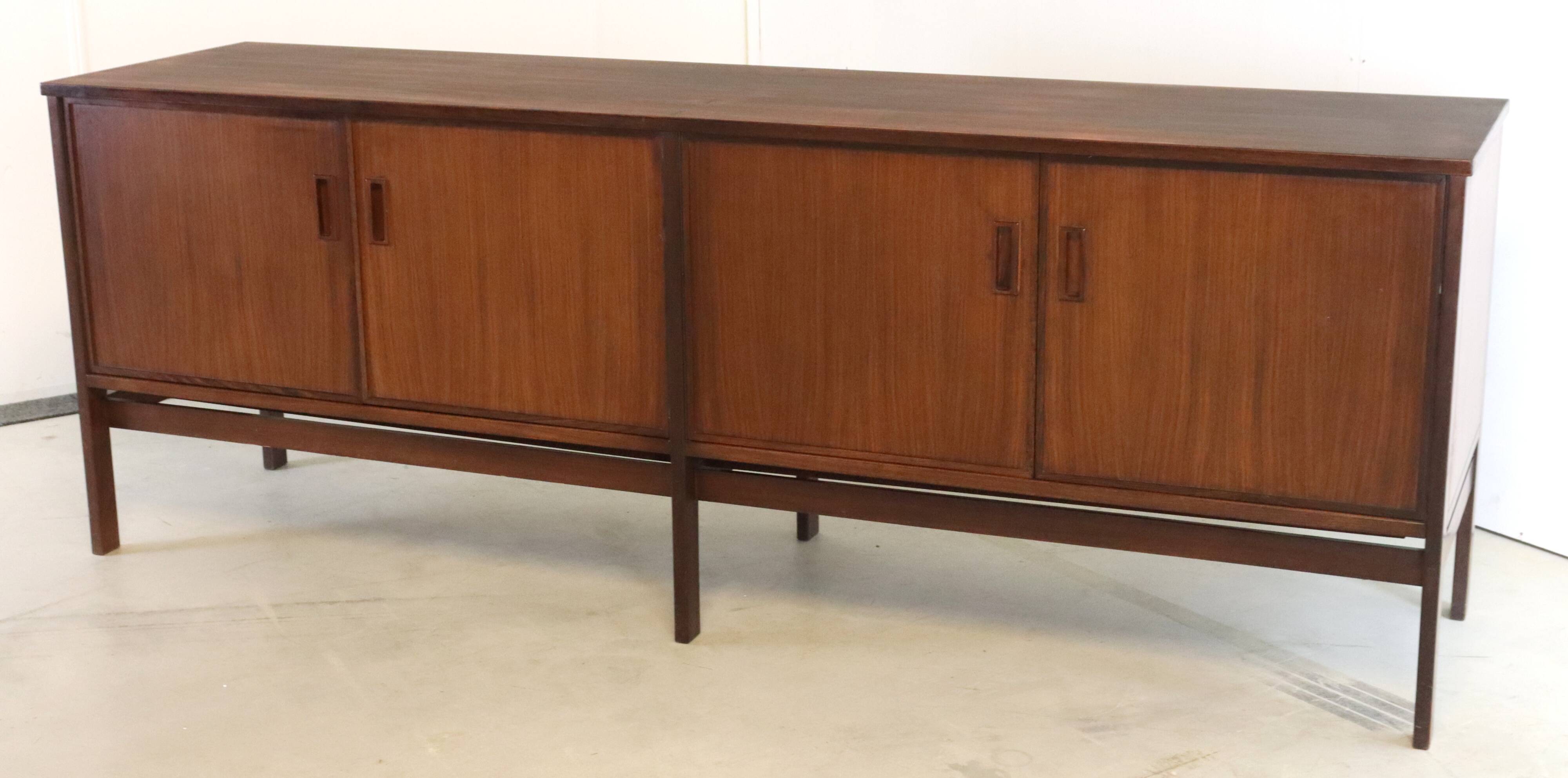 Vintage mid century sideboard xl "roggentin" | 220 cm