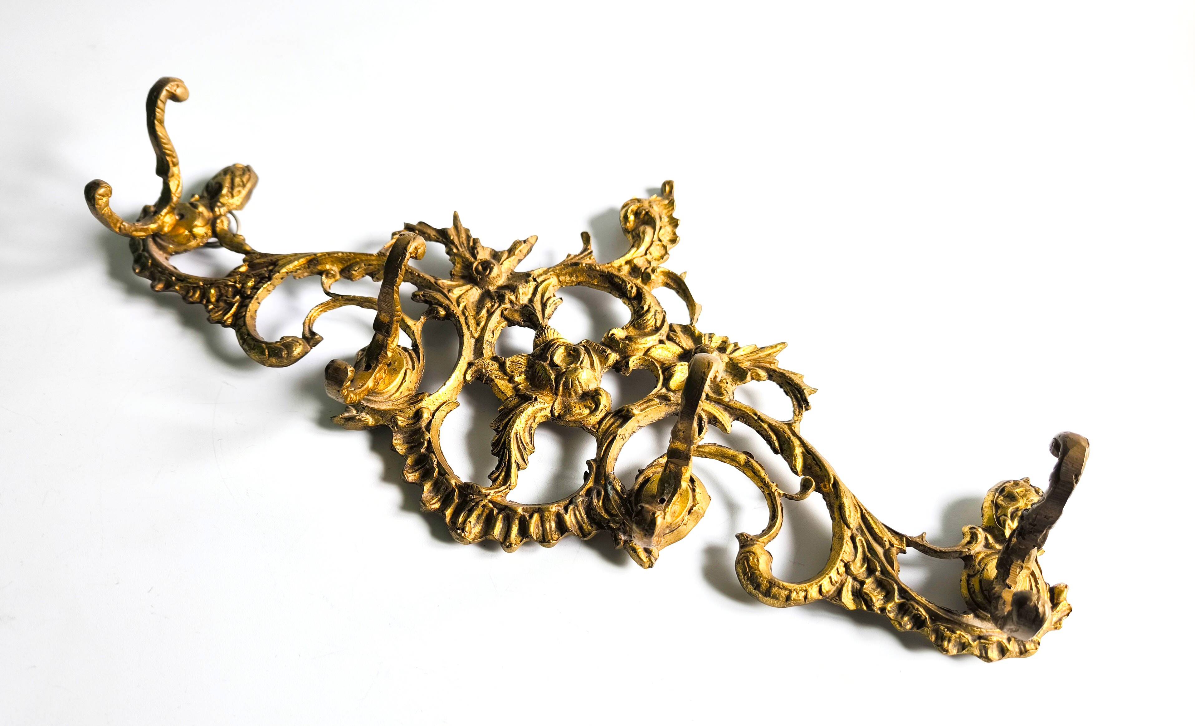 Pure French bronze coat rack from the 1950s.