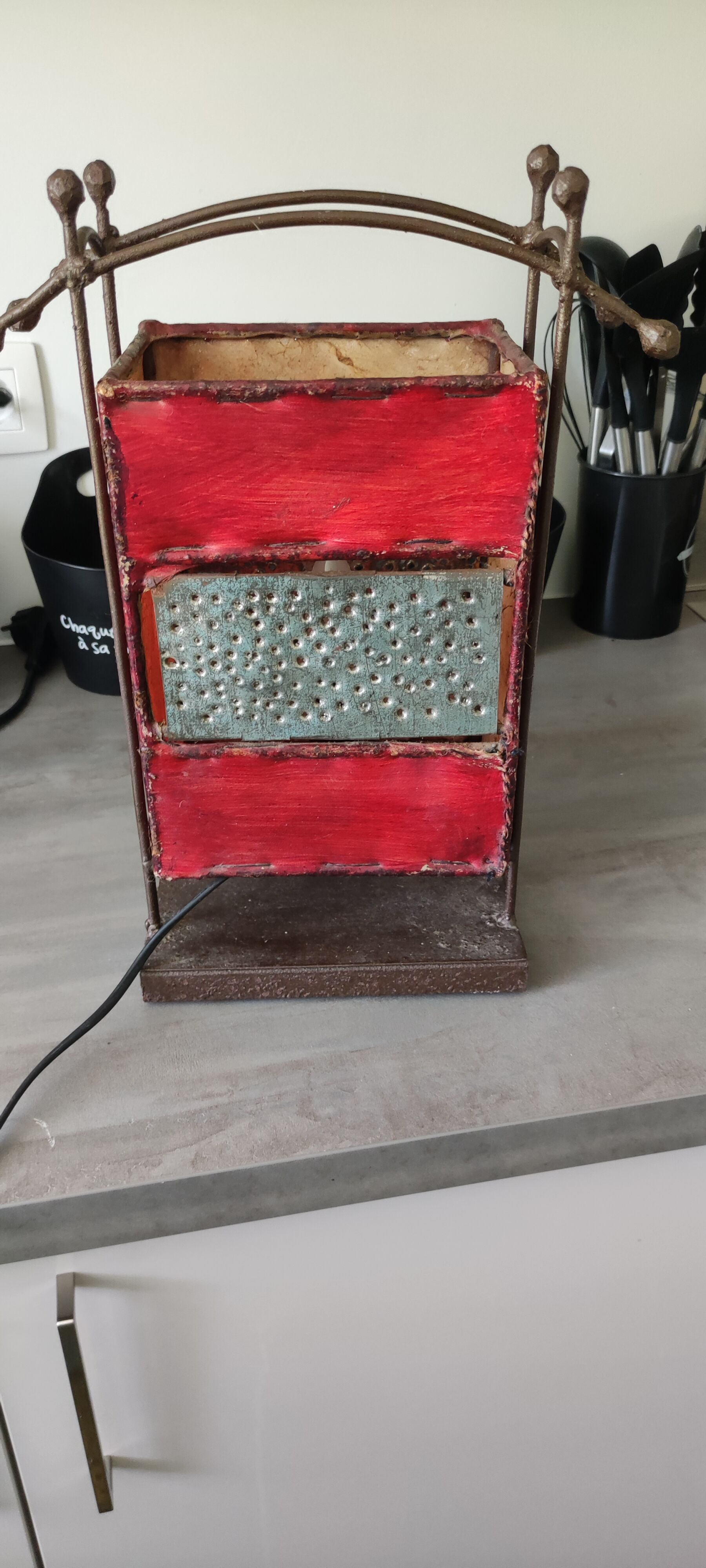 Brutalist lamp
