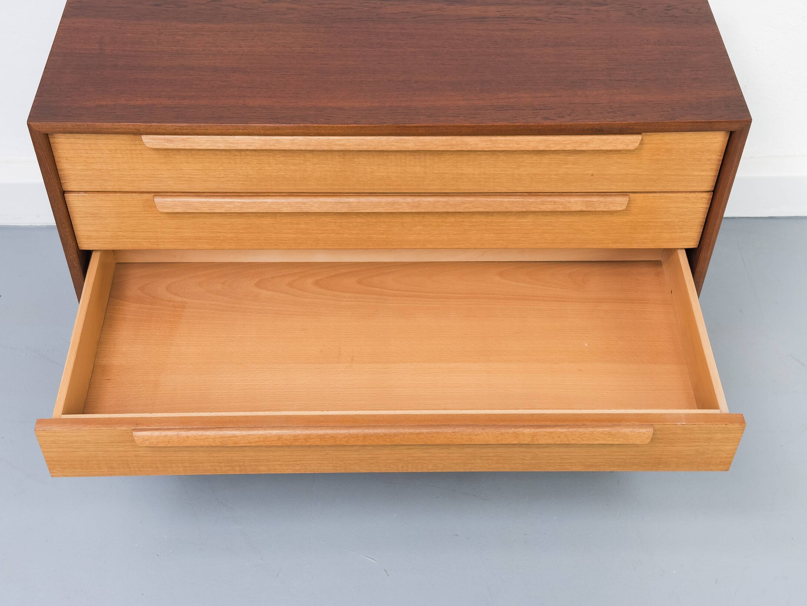 Mid-Century Teak Chest of Drawers from WK Möbel, 1960s