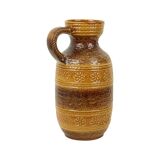 Vintage Bay Vase West Germany Ceramic Flowers 661-40