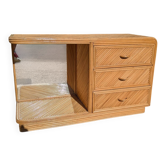 Buffet en rotin, 1970