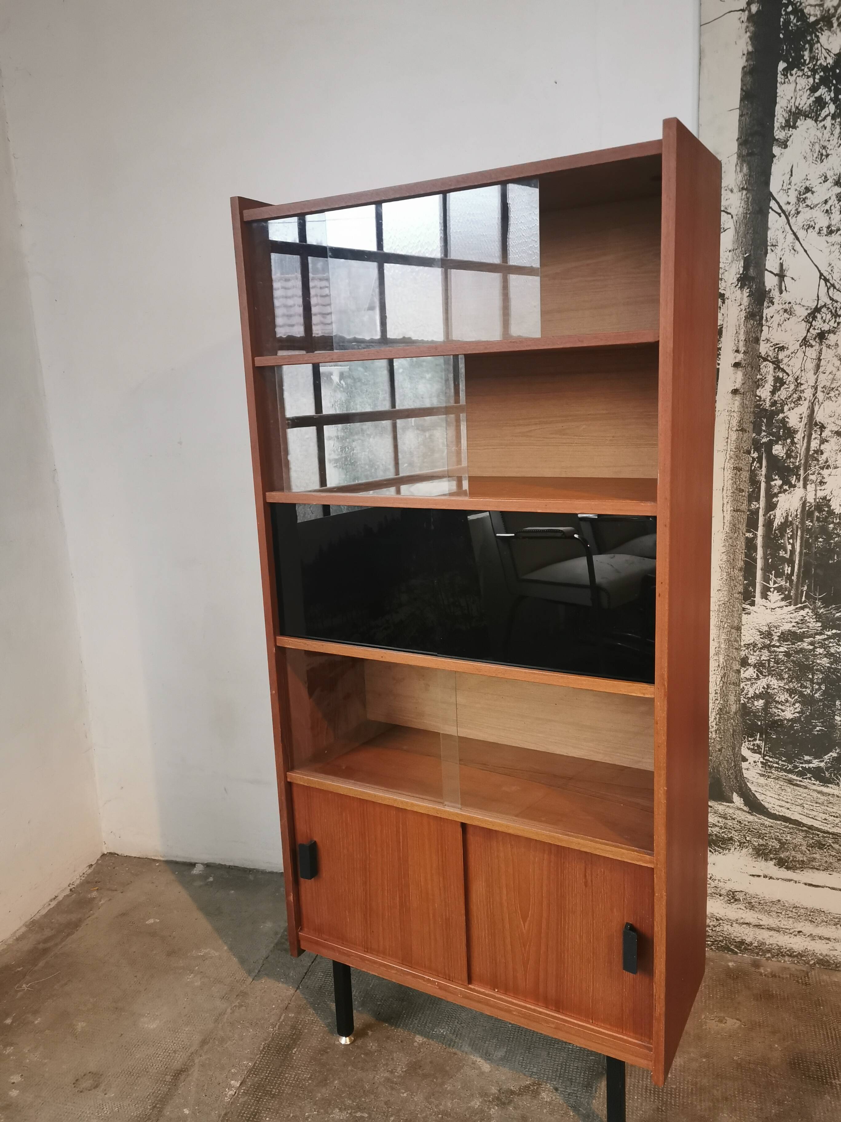 Bookcase, vintage shelf from the 60s